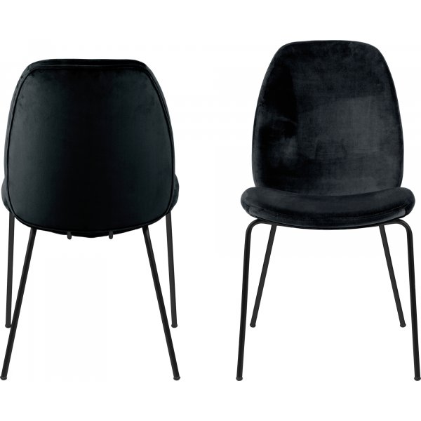 Carmen spisestuestol - Svart Carmen spisestuestol - Svart