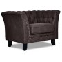 Chester Bridge lenestol - Vintage mrk brun