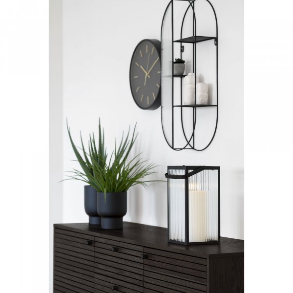 Kyoto skjenk - Rkt eik/sort