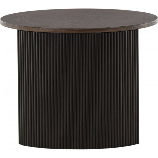 Bristol sofabord Ø60 cm - Semsket skinn Bristol sofabord Ø60 cm - Semsket skinn