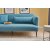 Revos 3-seters sofa - Turkis