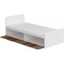 Newra enkeltseng 190 x 90 cm - Lys valntt/hvit