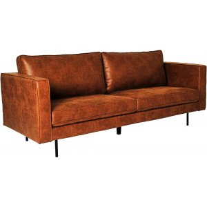 Balbus 3-seter sofa - Cognac