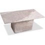 Kindbro salongbord 110 cm - Slvaktig marmor