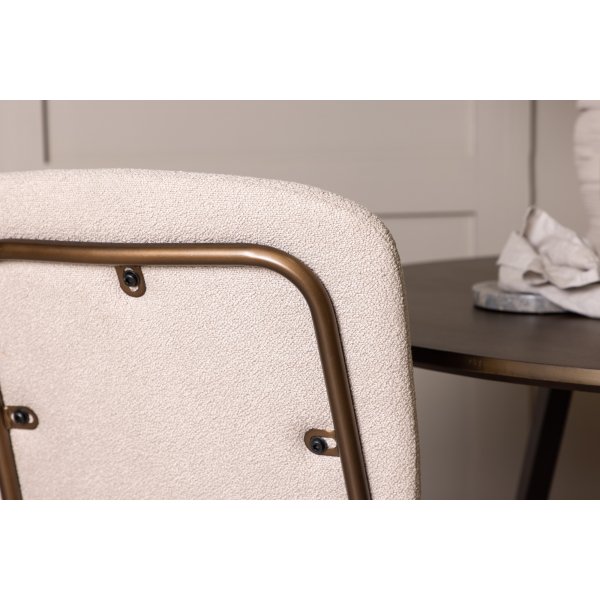 Spisestol i silke - Beige Spisestol i silke - Beige