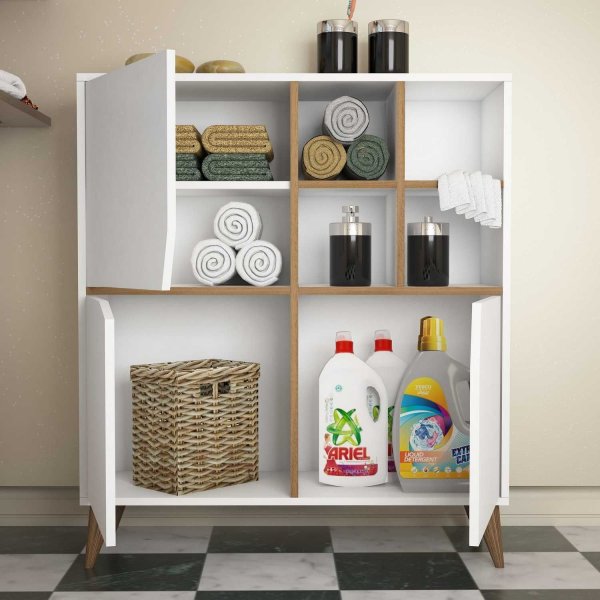 Pulse-skap - Hvit/valntt