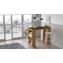 Style barbord - Furu/svart