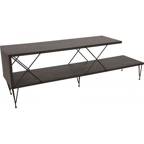 Street mediebenk - Mørkebrun Street mediebenk - Mørkebrun