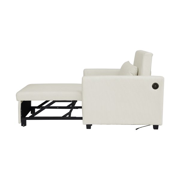 Lenestolseng Sollefteå - Beige kordfløyel | 81 cm bred Lenestolseng Sollefteå - Beige kordfløyel | 81 cm bred