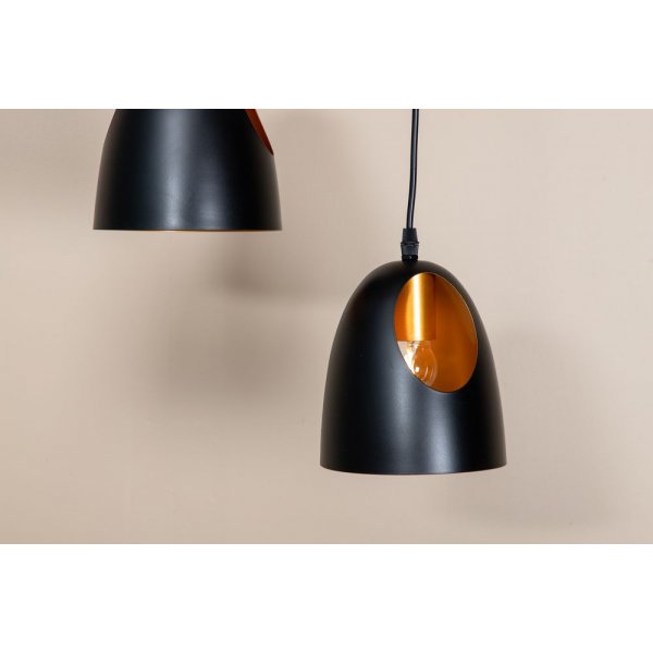 Karby taklampe - Svart/kobber Karby taklampe - Svart/kobber