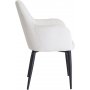 Karmstol Paolo - Svart / Beige Manchester