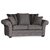 Eriksberg 2-seter sofa - Gr/brunt mnster + Mbelpleiesett for tekstiler