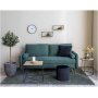 Bergamo sidebord - svart/ keiserfiner