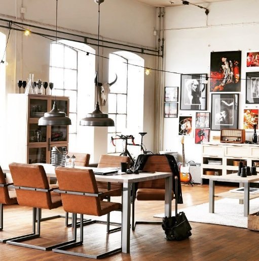 Raw Baker stol - Cognac vintage