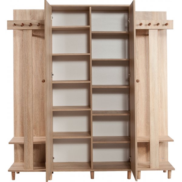 Garmanto hallm�bler 180 cm - Sonoma eik/bilde