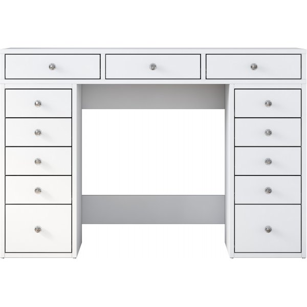 Bijou sminkebord 6 - 120 x 44,5 cm - Hvit Bijou sminkebord 6 - 120 x 44,5 cm - Hvit