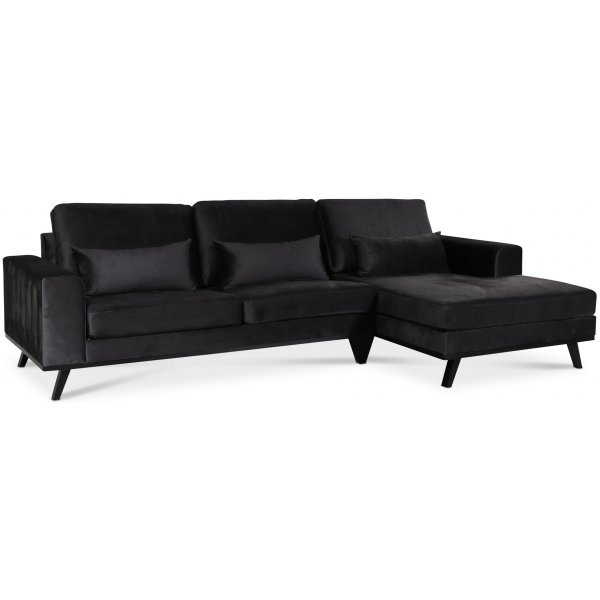 Ranger divansofa høyre - Antrasittgrå fløyel Ranger divansofa høyre - Antrasittgrå fløyel