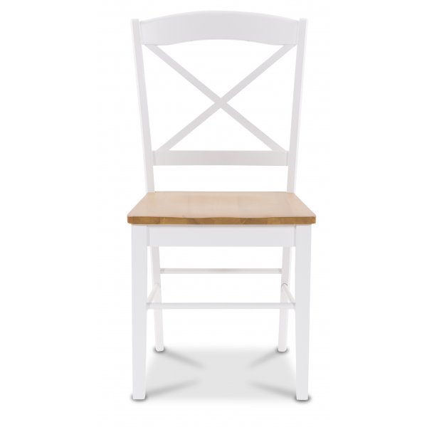 Merida stol - Hvit / eik Merida stol - Hvit / eik