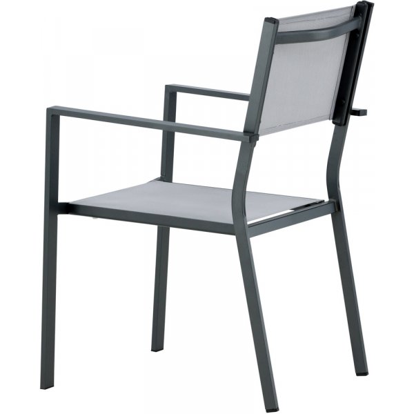Copacabana spisestuestol - Sort/Grå Copacabana spisestuestol - Sort/Grå