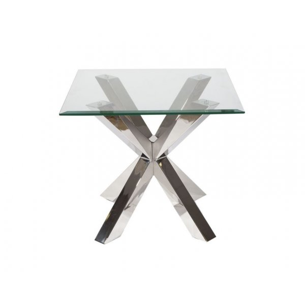 Madrid salongbord 63 cm - Glass/krom