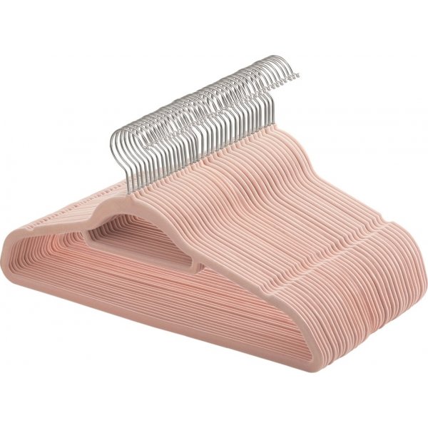 Kleshenger, fløyel, 45 cm, 50-pakning - Rosa Kleshenger, fløyel, 45 cm, 50-pakning - Rosa