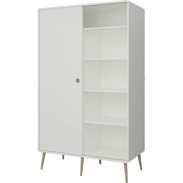 Softline garderobe - Hvit
