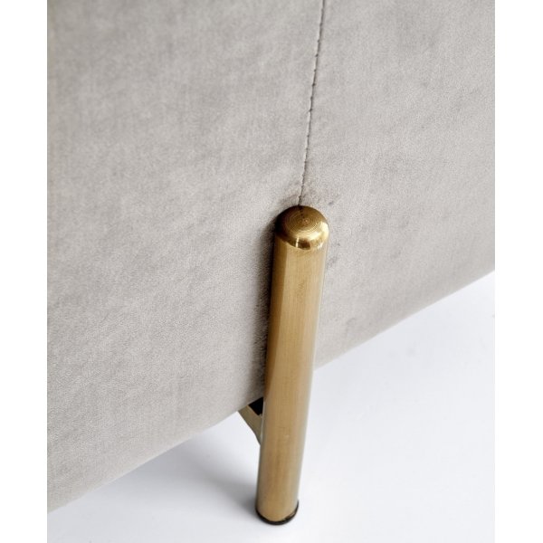 Frederica krakk - Grå/gull Frederica krakk - Grå/gull