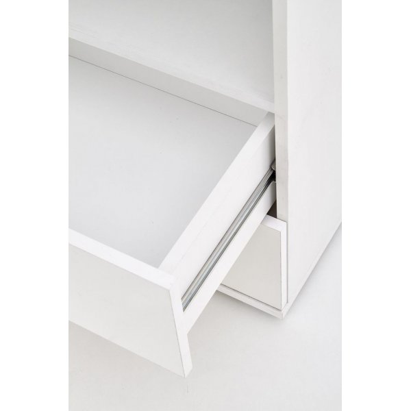 Abdel vitrineskap - Hvit