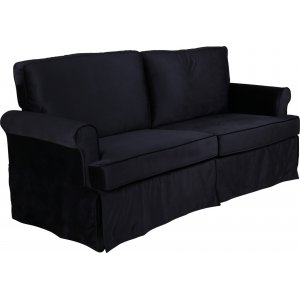 Tyger 2-seters sofa - Svart Tyger 2-seters sofa - Svart
