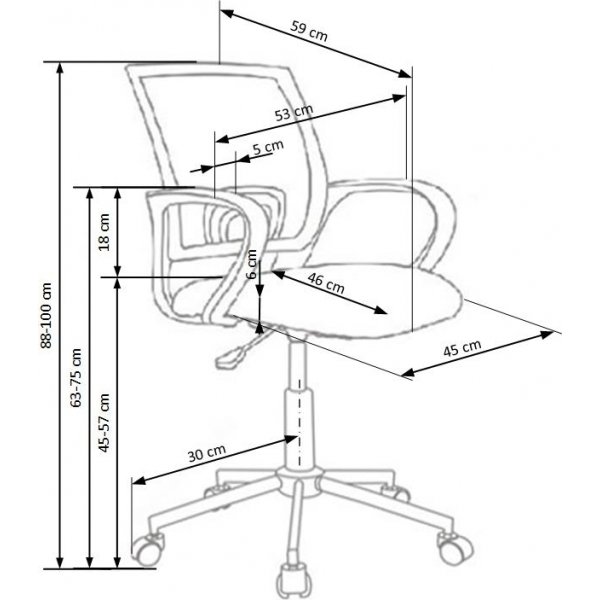 Payten skrivebordstol Payten skrivebordstol