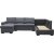 Solna U-sofa 309 cm - Mrk gr + Flekkfjerner for mbler