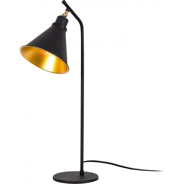Sivani bordlampe 2 - Svart/gull Sivani bordlampe 2 - Svart/gull
