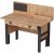 Valerin skrivebord 120 x 60 cm - Furu/antrasitt