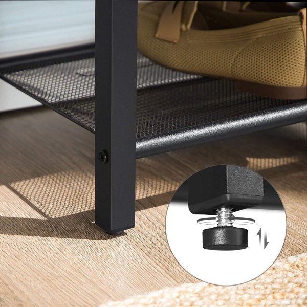 Tomas hallbenk 70 cm - Brun/svart Tomas hallbenk 70 cm - Brun/svart