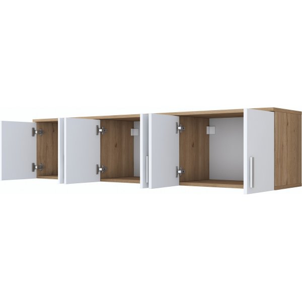 Esa overskap - Valnøtt/hvit Esa overskap - Valnøtt/hvit