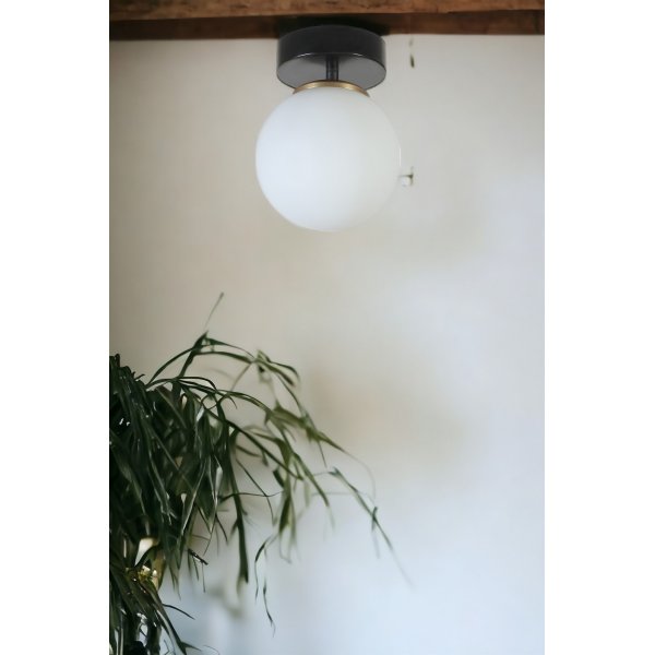 Donau taklampe - Sort/hvit