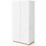 Dayna garderobe - Hvit/riviera eik