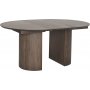 Scarlett spisebord 120-165x120 cm - Brunlakkert eik