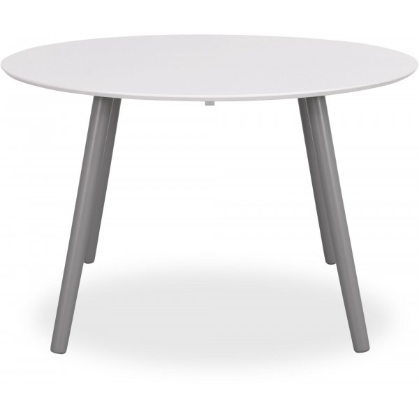 Rosvik rundt spisebord 120 cm - Hvit/gr�