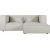 Nees modulsofa i boucl - 3-seters Divan sofa i boucl