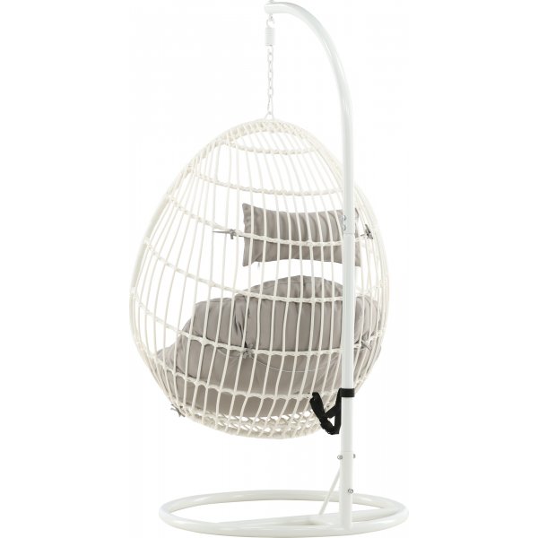 Viga hengestol - Hvit/grå Viga hengestol - Hvit/grå