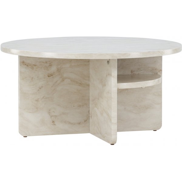 Ålesund salongbord Ø85 cm - Beige Ålesund salongbord Ø85 cm - Beige