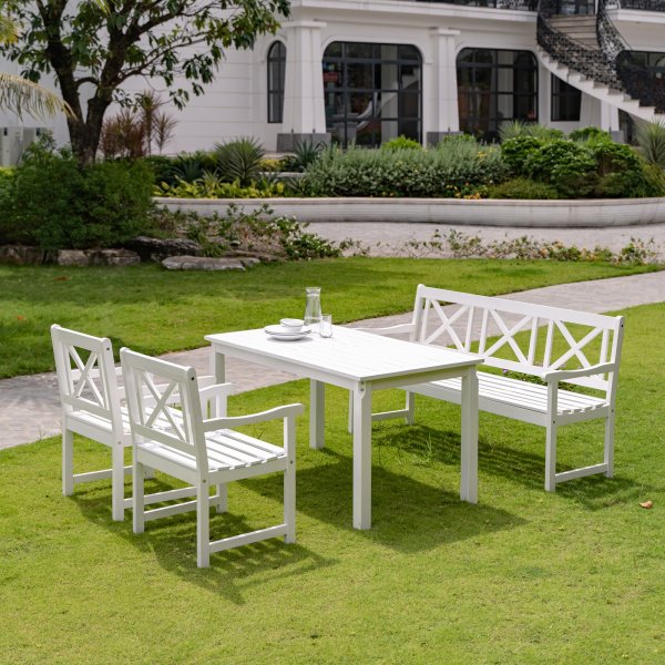 Utendørs lenestol Bohus hvit Utendørs lenestol Bohus hvit