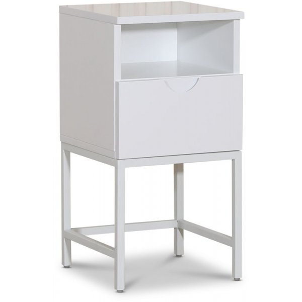 Lennox nattbord - hvit