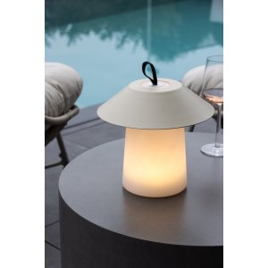 Rubu bordlampe - Beige/Hvit