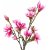 Magnolia tre kunstig plante - Rosa