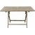 Saltö sammenleggbart spisebord i grå teak - 120x70 cm