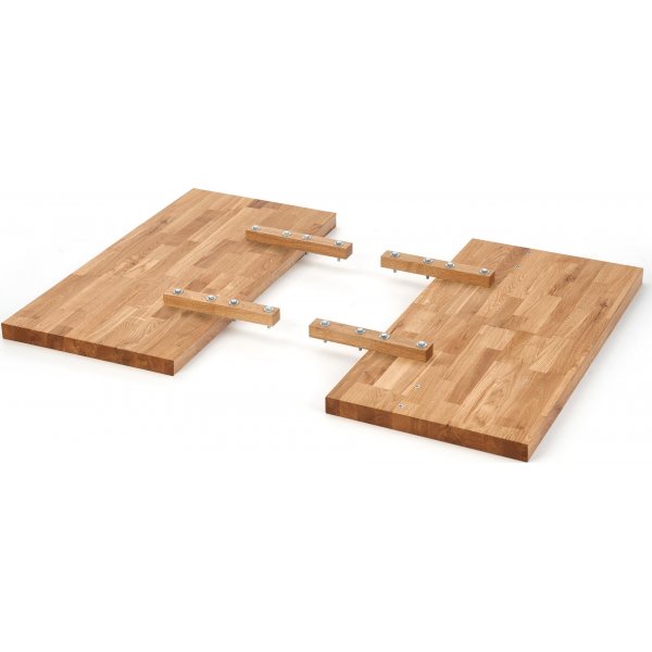 Kasady spisebord 135-185 cm - Wotan eik/sort