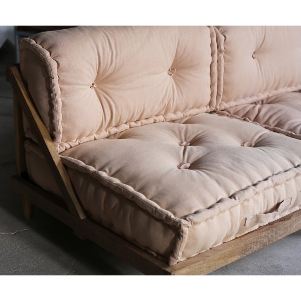 Heriya 2-seters sofa - Beige Heriya 2-seters sofa - Beige