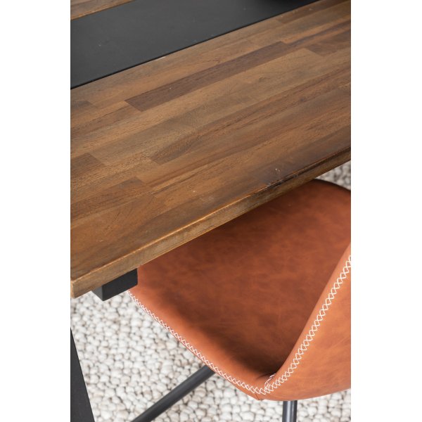 Bridge svingbar spisestol - Brun PU